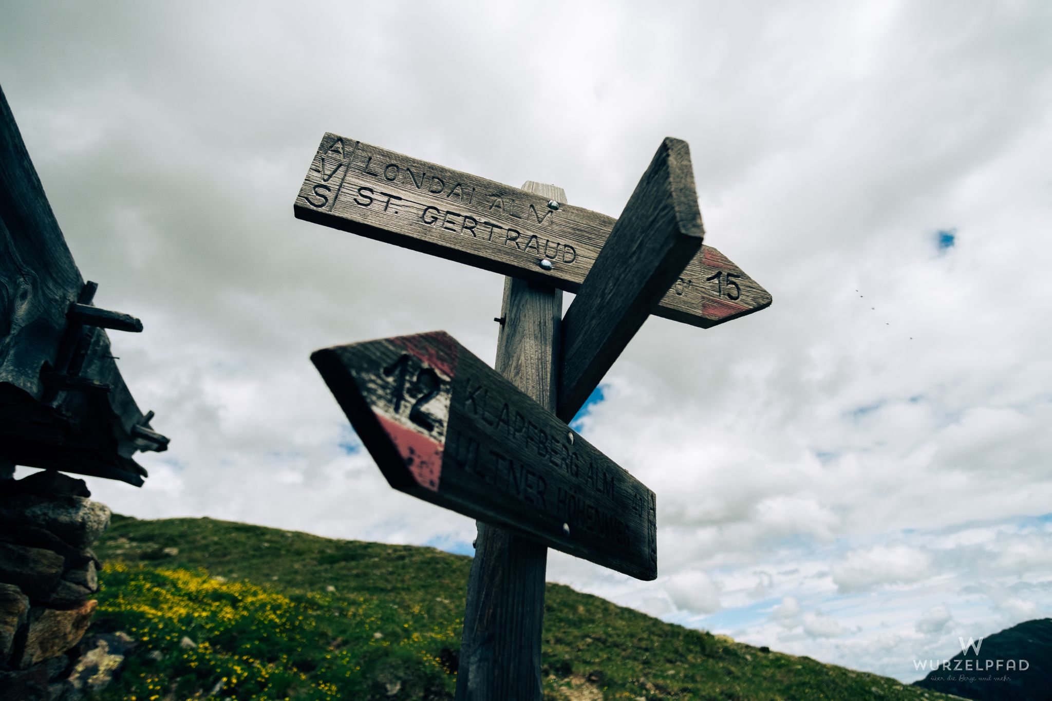 Abzweig zur Londaialm